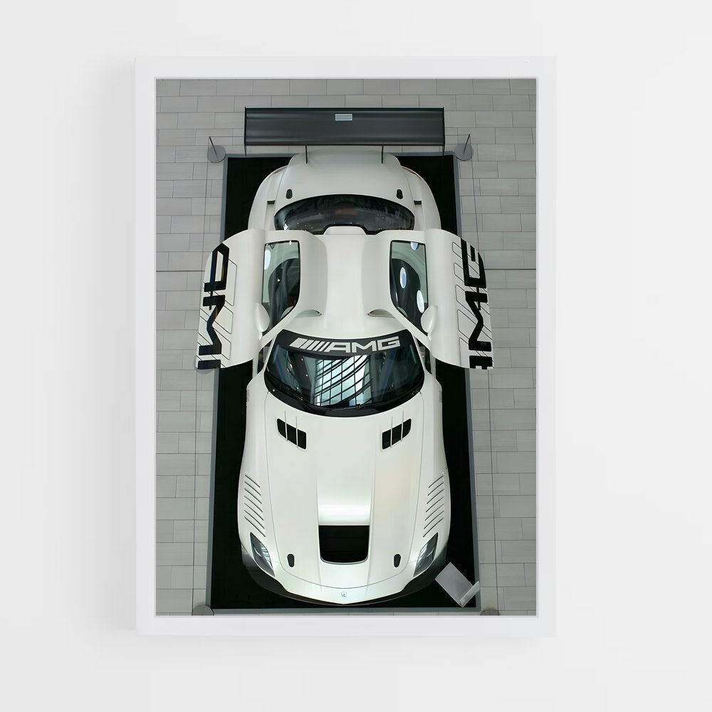 Poster Sls amg gt élégant – affiche Mercedes (vue 3)